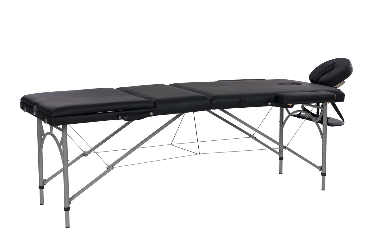 Table laura 2 plans portable noir