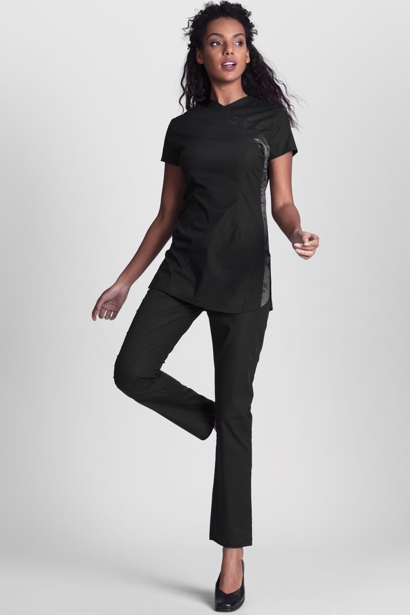 PANTALON lotus NOIR BEAUTY STREET