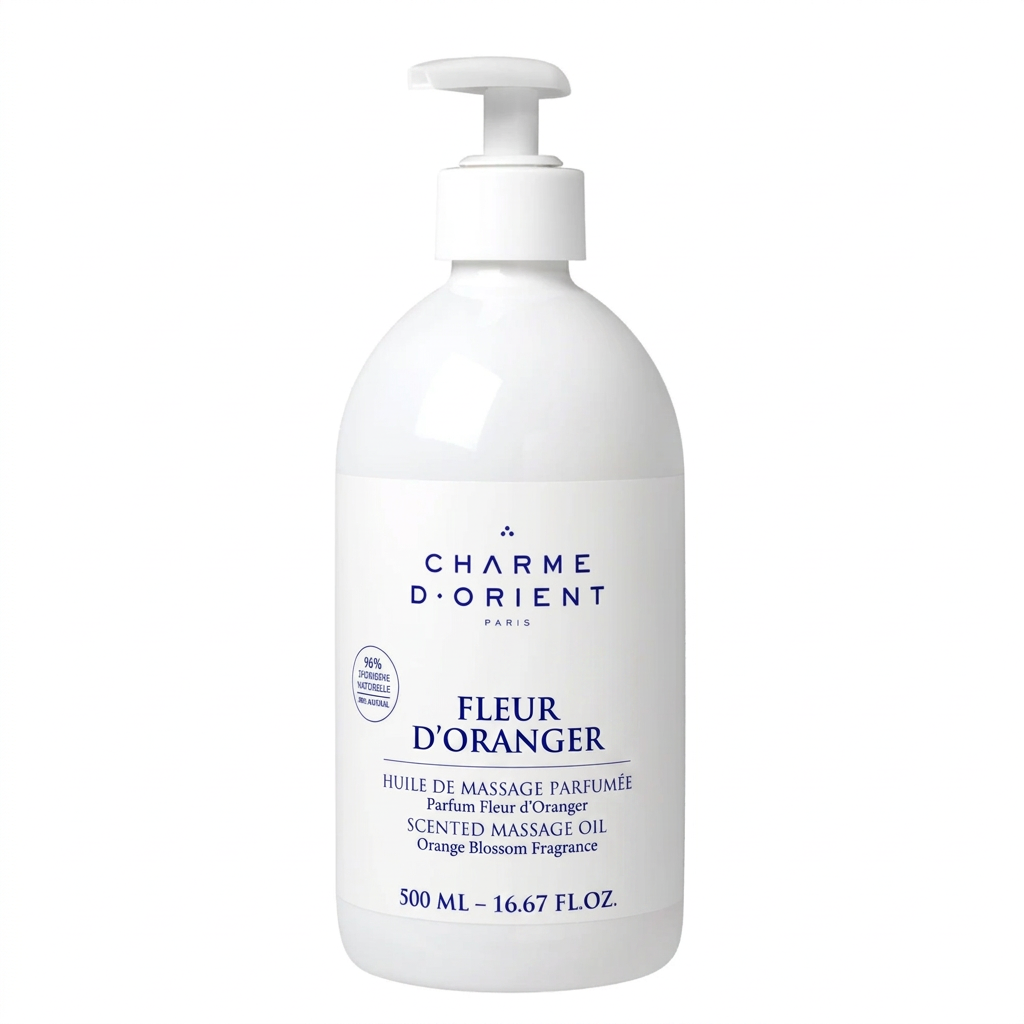Huile modelage et bain 5 parfums - 500 ml