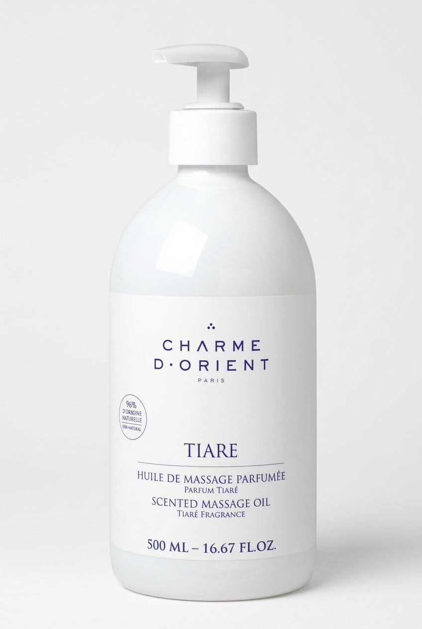 Huile modelage et bain 5 parfums - 500 ml