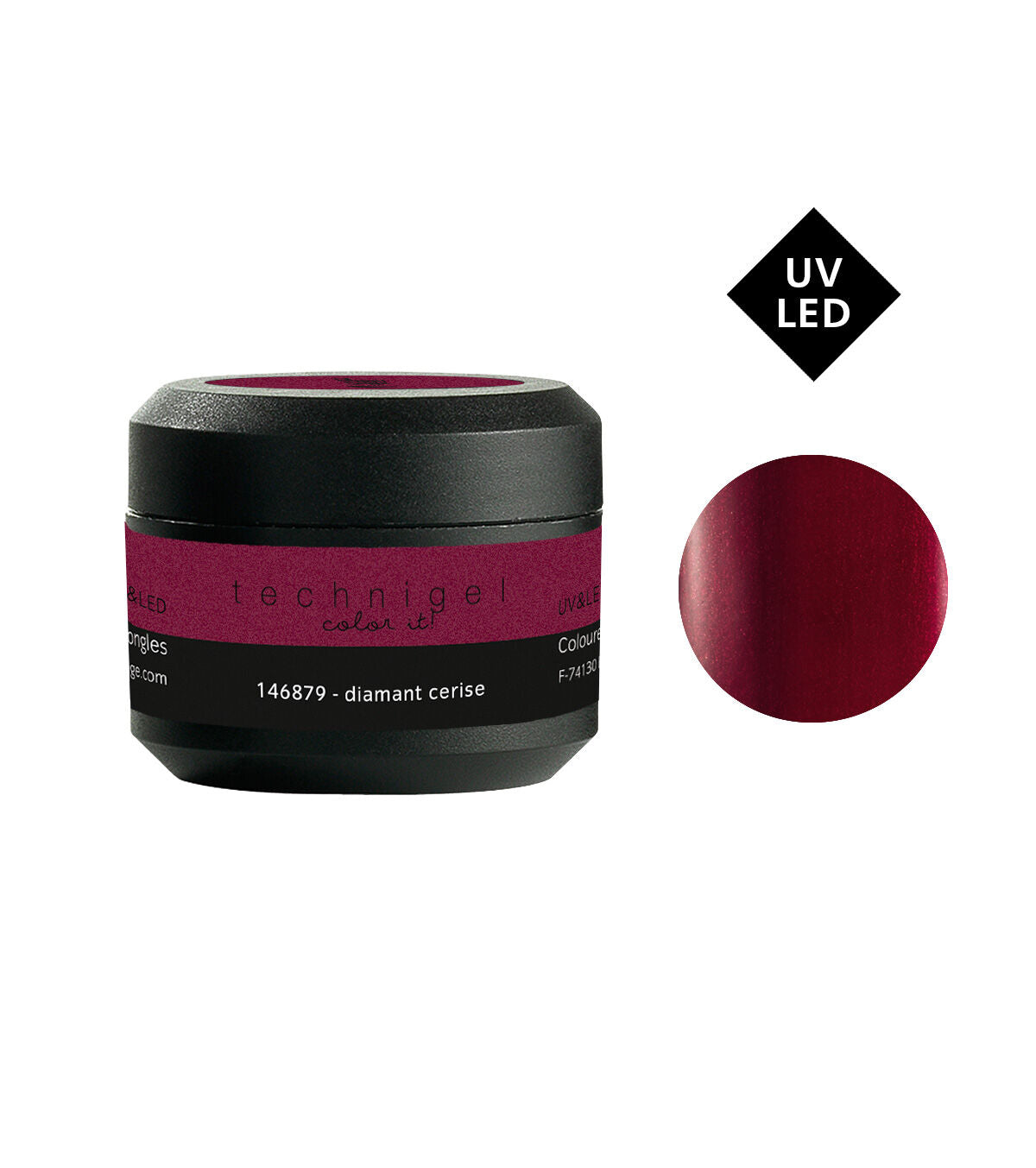 GEL UV DIAMANT CERISE