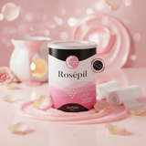 Cire rose Rosépil avec bandes - Pot 750 ml