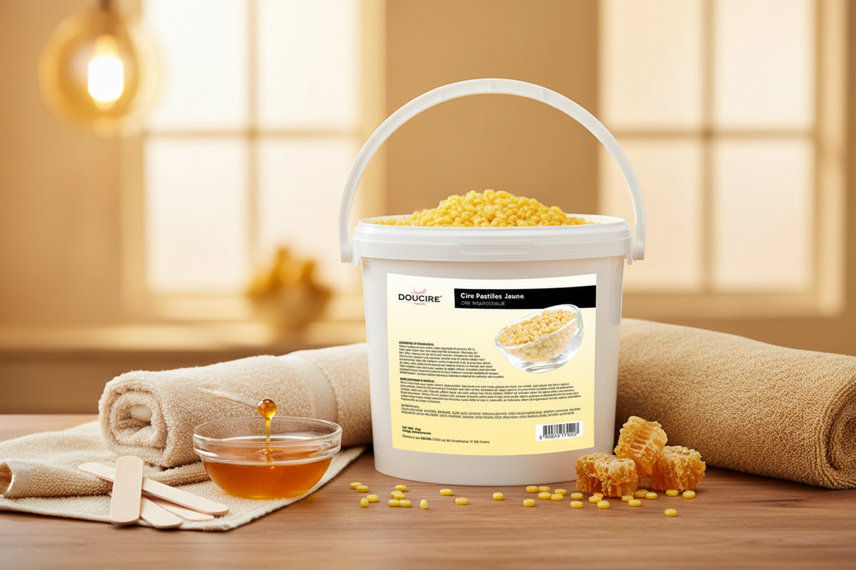 Cire pastille traditionnelle jaune