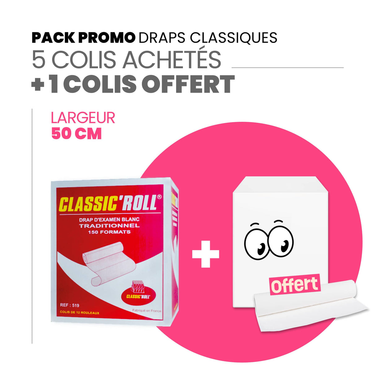 Draps d'examens classiques + 1 colis OFFERT