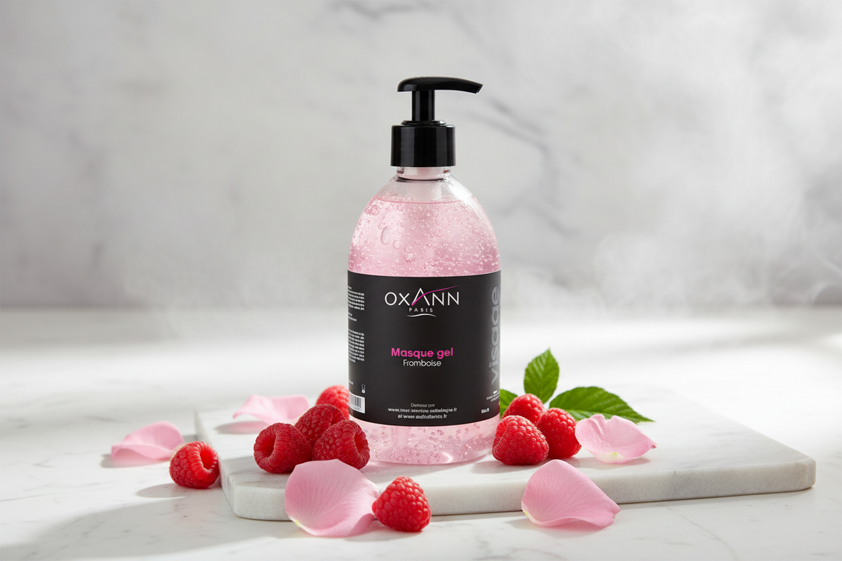 Masque hydratant gel détente framboise