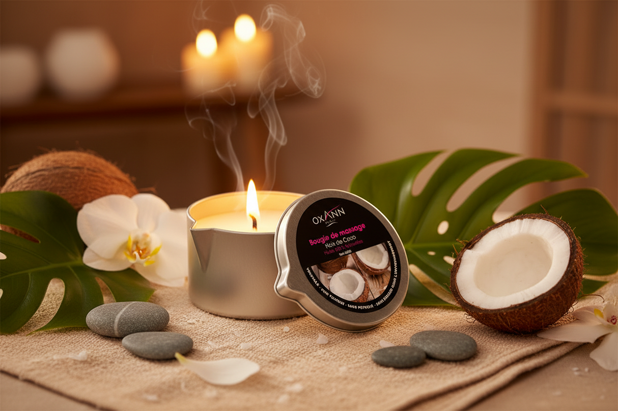 Bougies de massage  Oxann 100% Naturelle