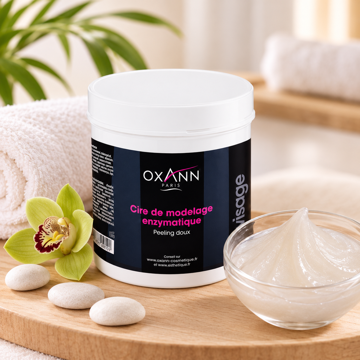 Cire modelage enzymatique peeling