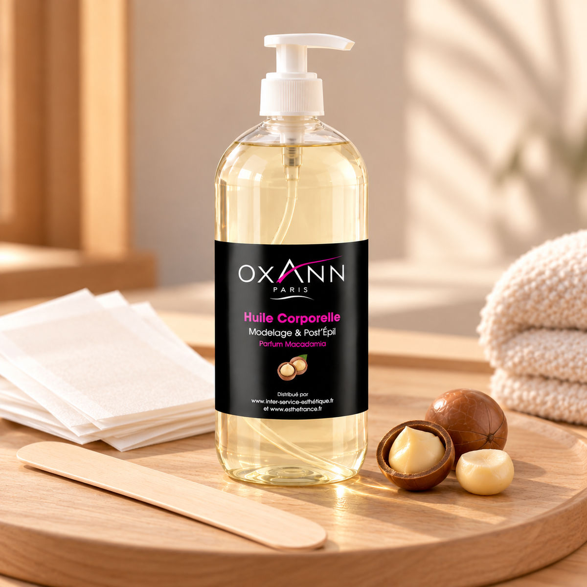 Huile post'épil macadamia - 1 L