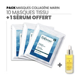 Pack masques bio cellulose + 1 sérum Offert