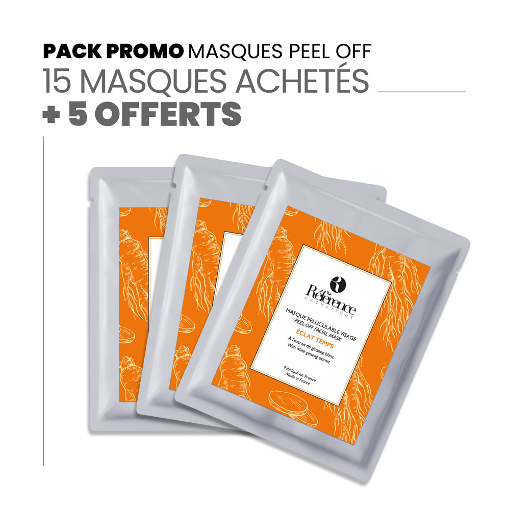 Pack masques peel off 15 + 5 OFFERTS