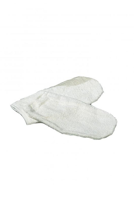 Paire de chausson ou gants éponge pour parafine
