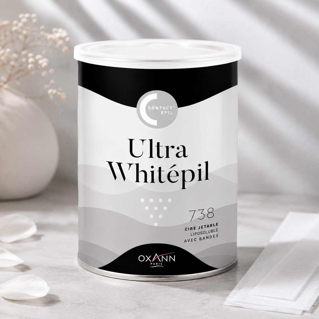 Cire Ultra white sans colophane - Pot 800ml