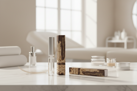 Colle rehauss'cils transparente