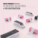 10 boîtes achetées + 10 offertes bandes épilation premium quality