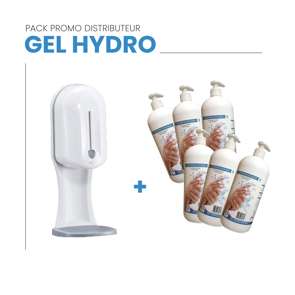 12L de gel hydroalcoolique offerts avec votre distributeur